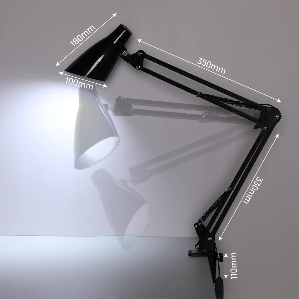 User manual for TEKLED Modern Swing Arm LED Desk Lamp-7W Dimmable 3 CCT Options | TEKLED 130-03766