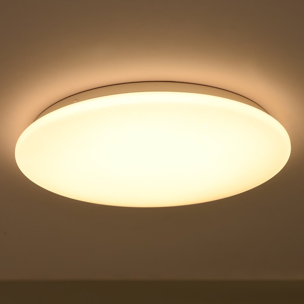 Moonlight Flush Ceiling Light 24W 1920LM IP20 non-yellowing PMMA Cover