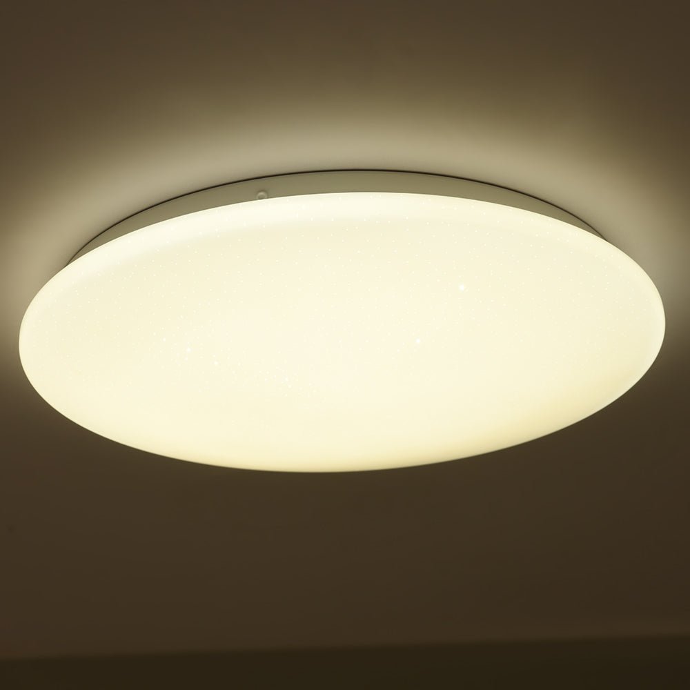 Moonlight Flush Ceiling Light 24W 1920LM IP20 non-yellowing PMMA Cover