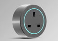 JBT-S010 PC PANEL ADAPTER WITH LED LIGHT 13A SOCKET (TEKLED ELECTRIC)