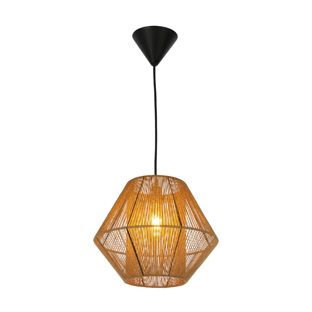 Main image of Natural Jute Light Shade Pendant Ceiling Light | TEKLED 150-18206