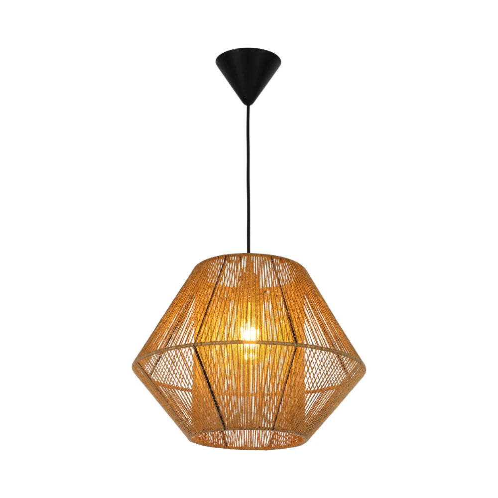 Main image of Natural Jute Light Shade Pendant Ceiling Light | TEKLED 150-18208