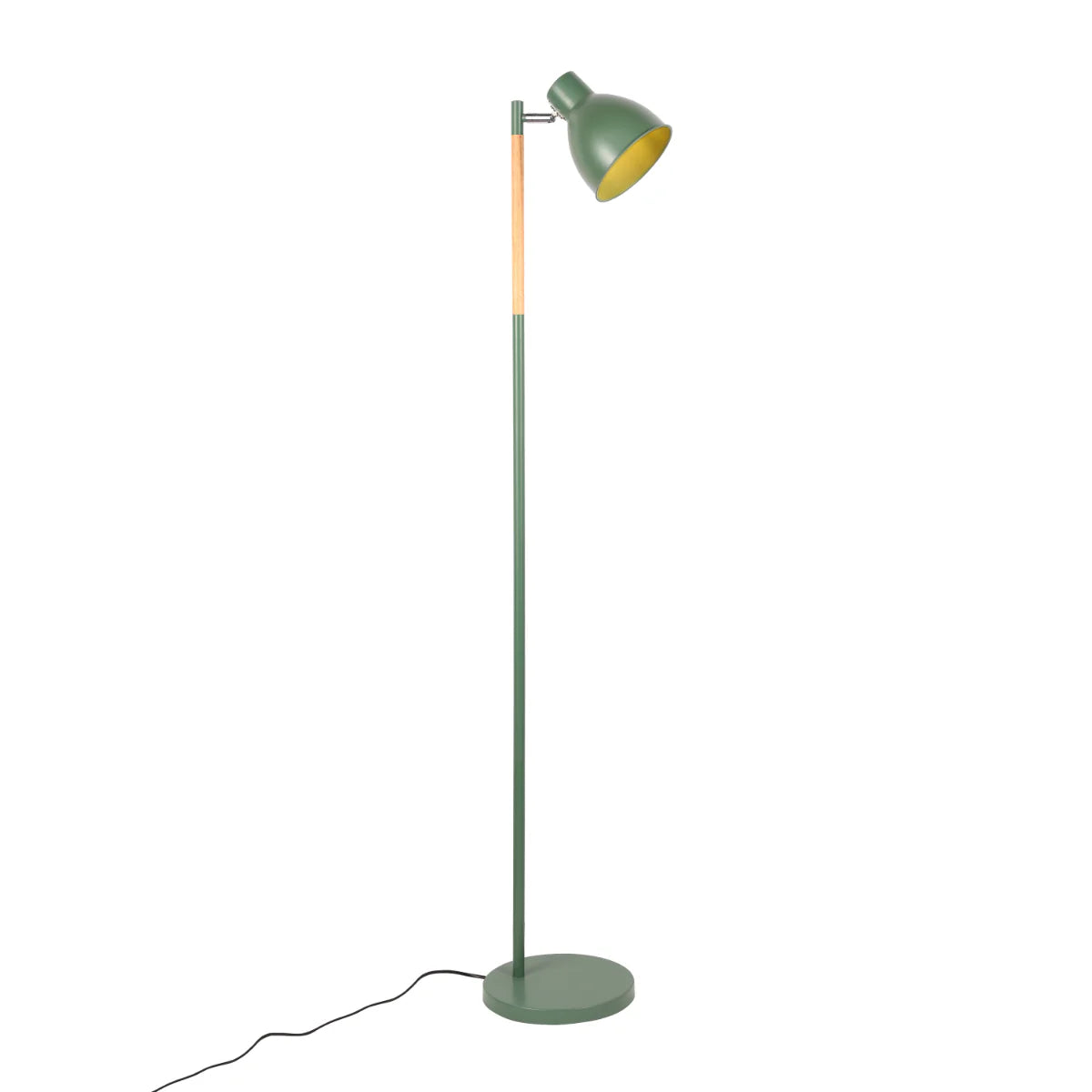 Main image of Nordic Floor Lamp with Wood Accent - E27