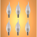 Pisces LED Candle Bulb C37 Tail E14 Small Edison Screw 6W