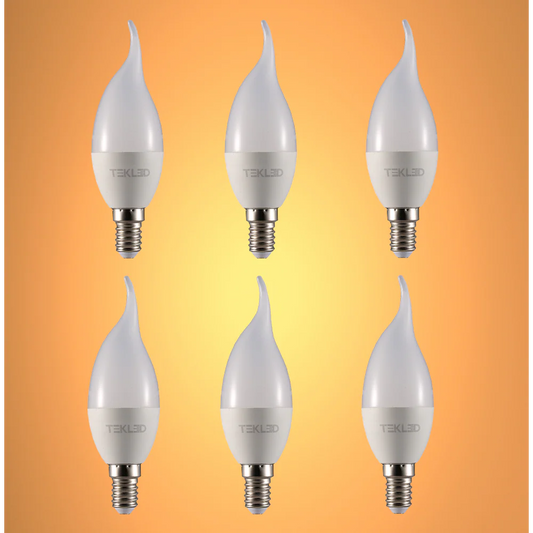 Pisces LED Candle Bulb C37 Tail E14 Small Edison Screw 6W
