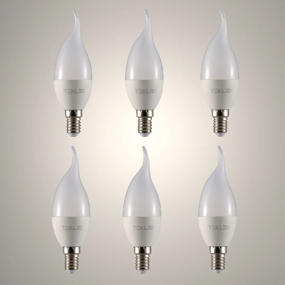 Pisces LED Candle Bulb C37 Tail E14 Small Edison Screw 6W