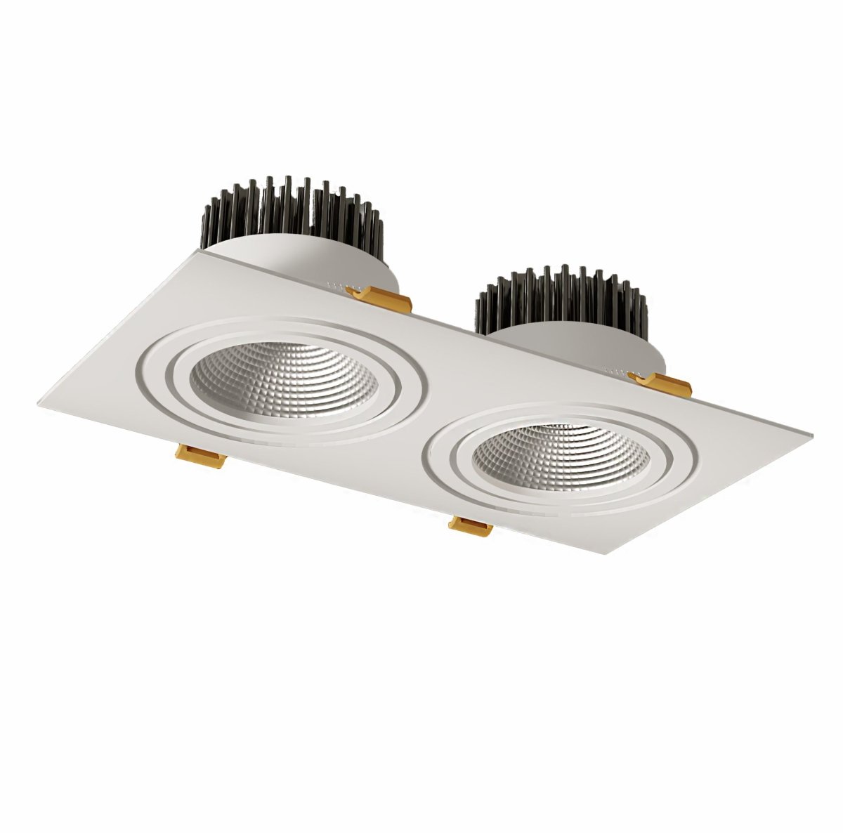 Main image of LED Recessed Downlight 2X5W Warm White 3000K White IP20