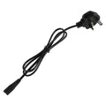Power Cord | Mains Lead | UK Plug | Power input Cable BS1363/A 3A 2 pin output