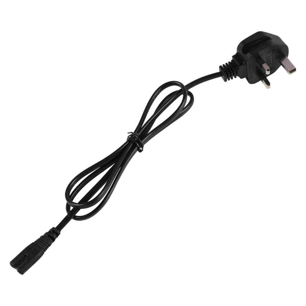 Power Cord | Mains Lead | UK Plug | Power input Cable BS1363/A 3A 2 pin output