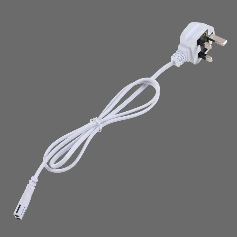 Power Cord | Mains Lead | UK Plug | Power input Cable BS1363/A 3A 2 pin output
