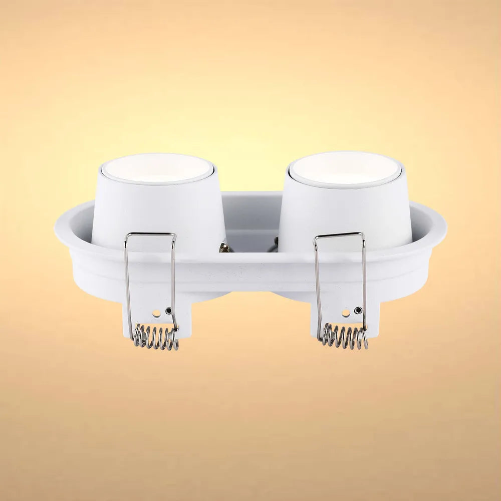 LED Downlight TEKLED Sentinel Adjustable Gimbal Recessed LED Downlight-White-143-03414