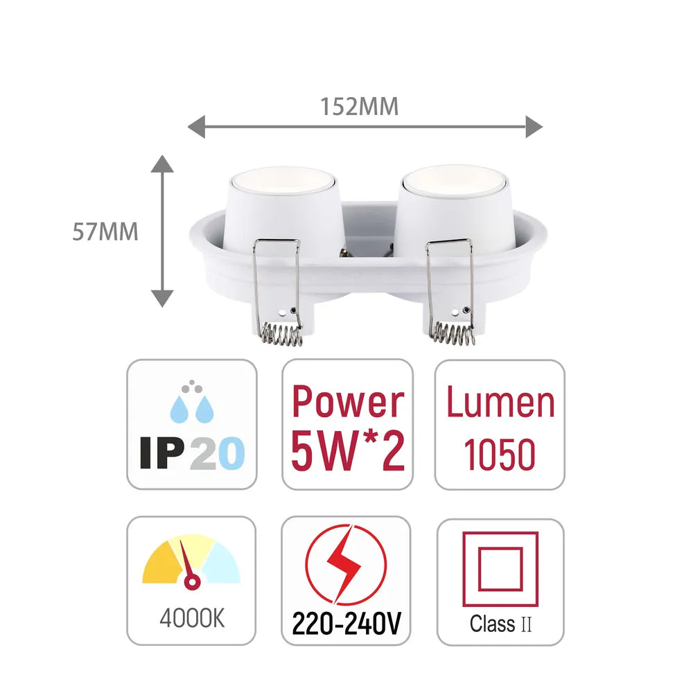 Size and technical specs of the Sentinel Adjustable Gimbal Recessed LED Downlight-143-03414