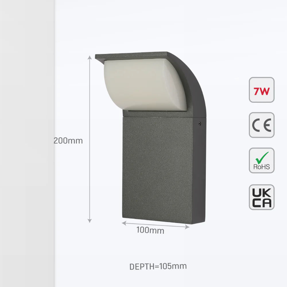 Senza LED Outdoor Wall Light 7W 3000K