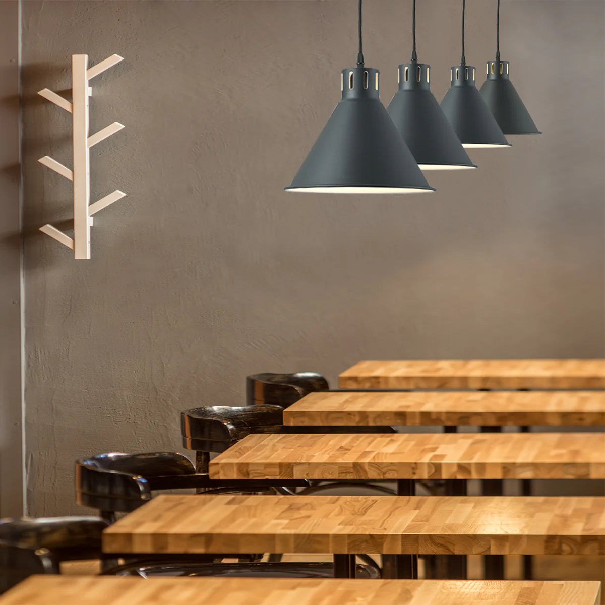 Usage of  Sleek Industrial Cone Pendant Light 150-18435