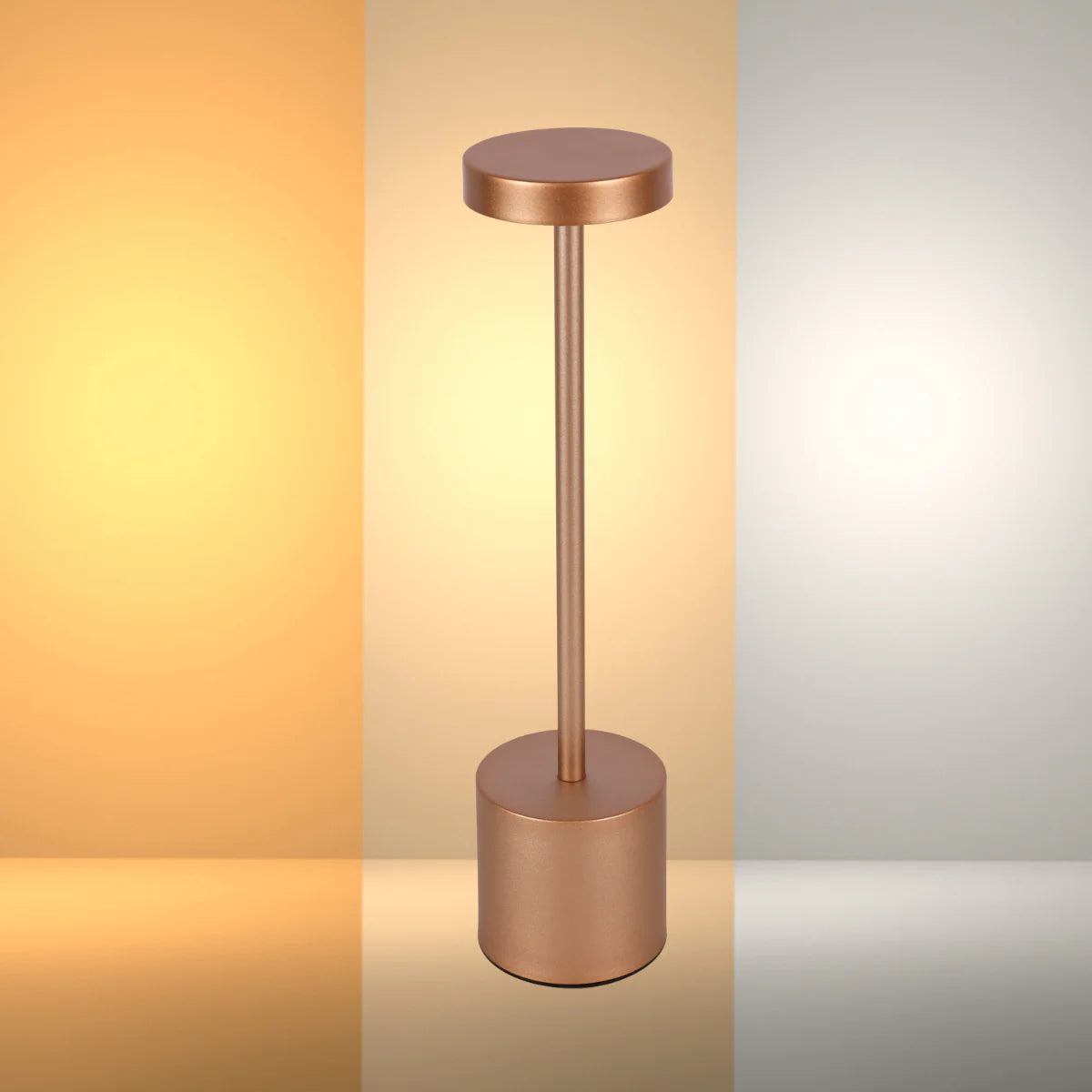 Sleek Portable Rechargeable LED Column Table Lamp