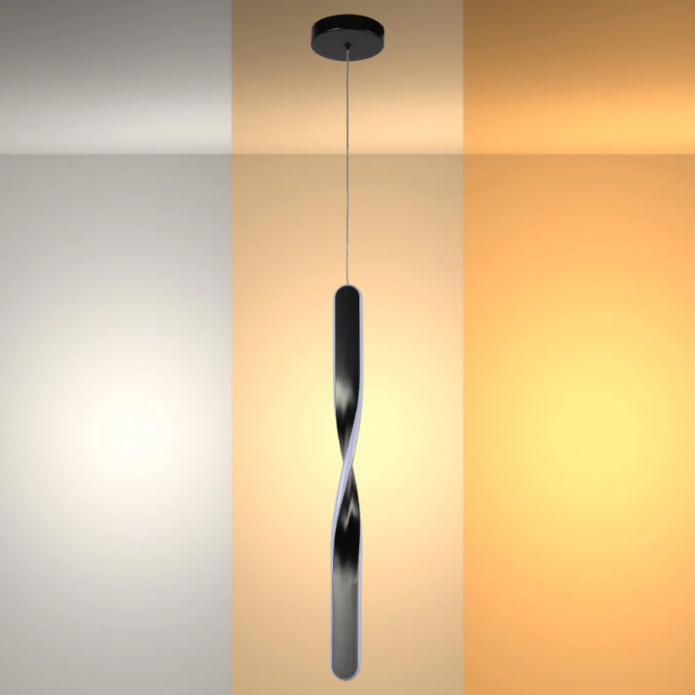 Sleek Twirl CCT Adjustable LED Pendant Light