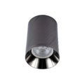 Spiral Textured Recessed Downlight - GU10, Dimmable, Aluminium