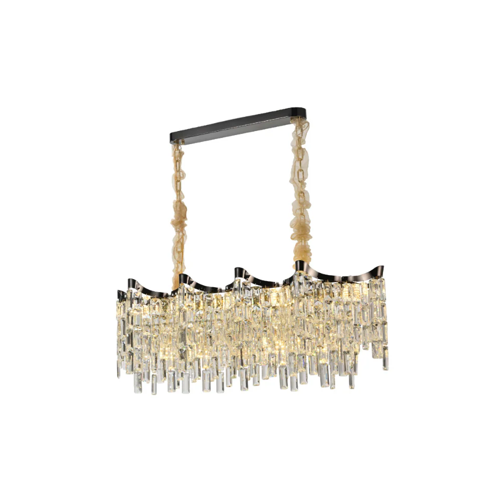 Star Crystal Chandelier Ceiling Light