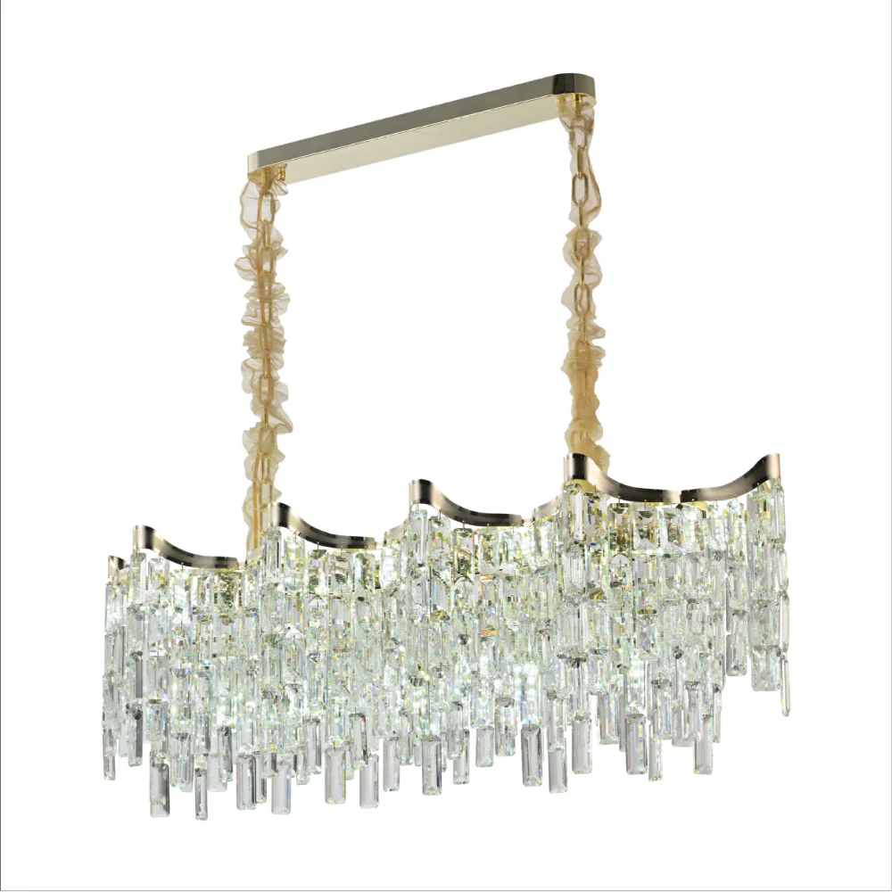 Main image of Star Crystal Chandelier Ceiling Light | TEKLED 159-18084