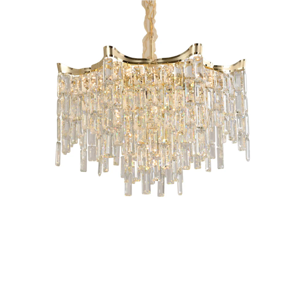 Star Crystal Chandelier Ceiling Light