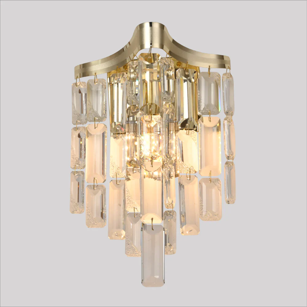 Main image of Star Crystal Chandelier Wall Light | TEKLED 151-19960