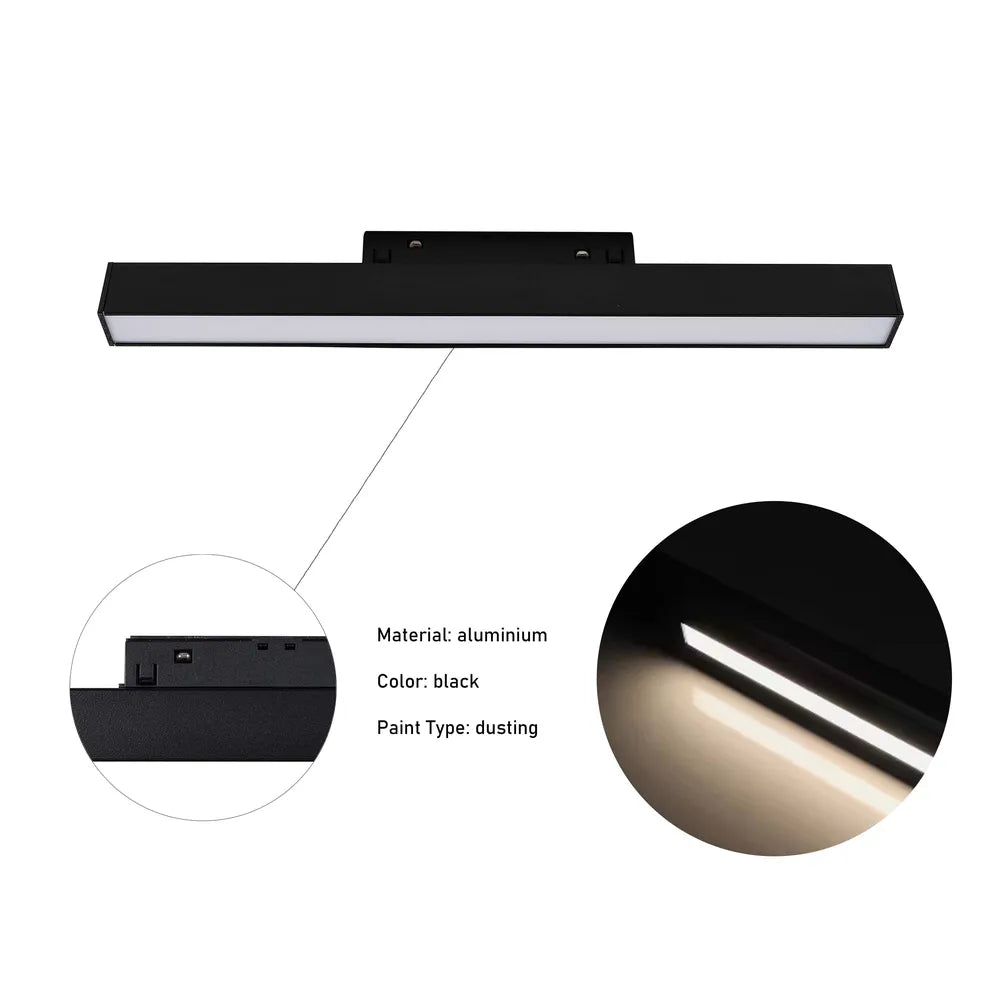 Details of the Sv-k LED Magnetic MAG-01 10W 48V 4000K BLACK Track(TEKLED)-169-03005-169-03005