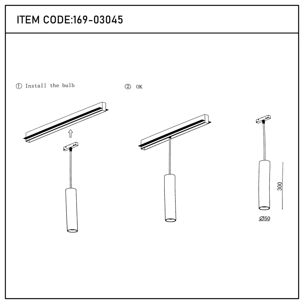 Close shot of the Sv-k LED Magnetic ROLL-02 10W 48V 4000K BLACK Track(TEKLED)-169-03045-169-03045