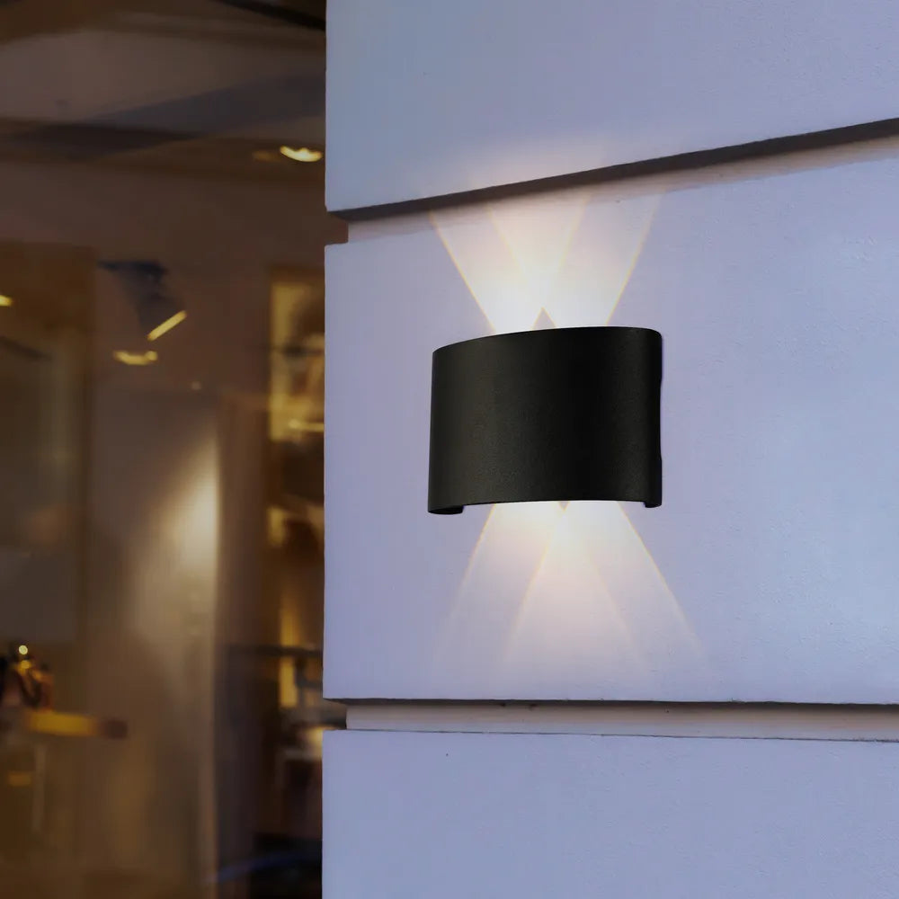 Outdoor Wall Lights TEKLED Svet-k B2326 4x1W BLACK 4000K  IP54(TEKLED)--182-03310