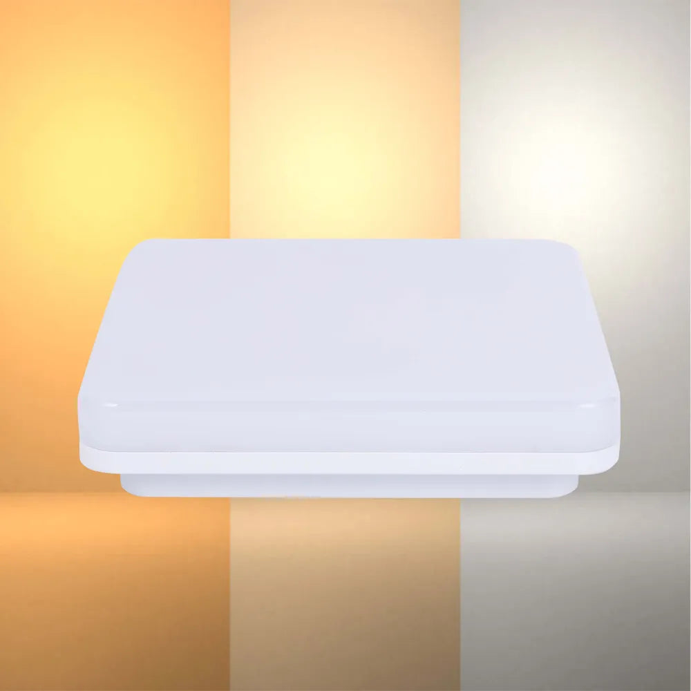 LED Flush Ceiling Light TEKLED Svet-k LED NIKA SQUARE 15W 3CCT  IP44 (TEKLED)--118-033891