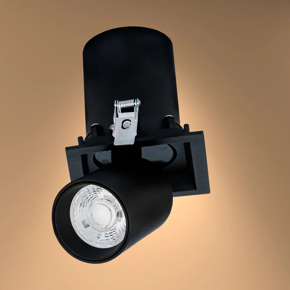 Telescopic Swivel Tilt Adjustable Retractable In-Out LED Rectangle Downlight