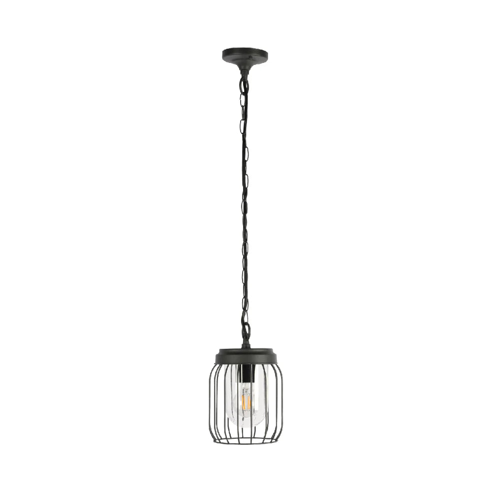 Tuela Outdoor Pendant Lamp E27 Dark Grey