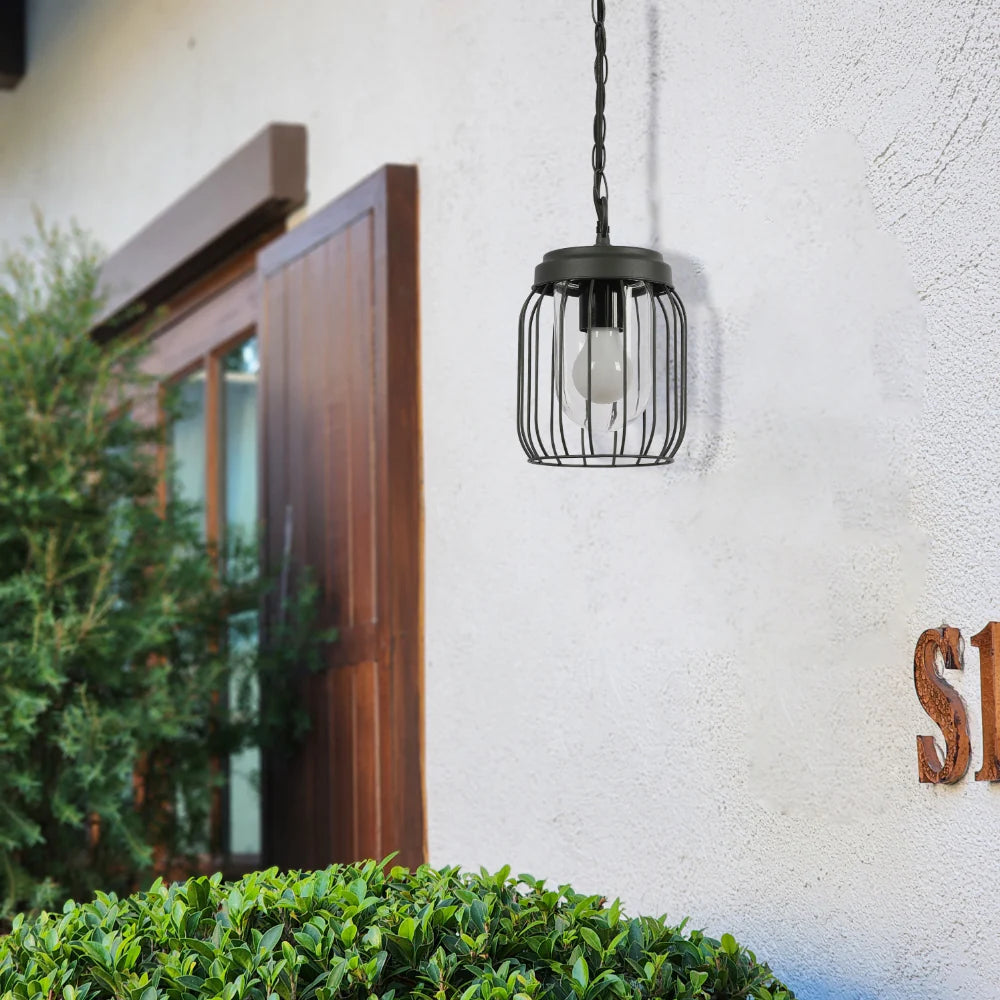 Tuela Outdoor Pendant Lamp E27 Dark Grey