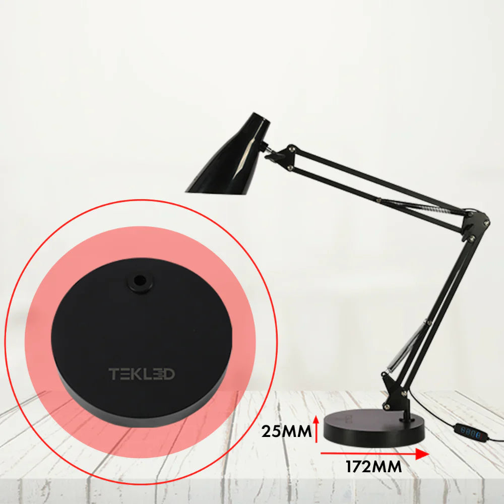 Main image of TEKLED Universal Desk Lamp Base for Long & Swing Arm Models | TEKLED 130-03771