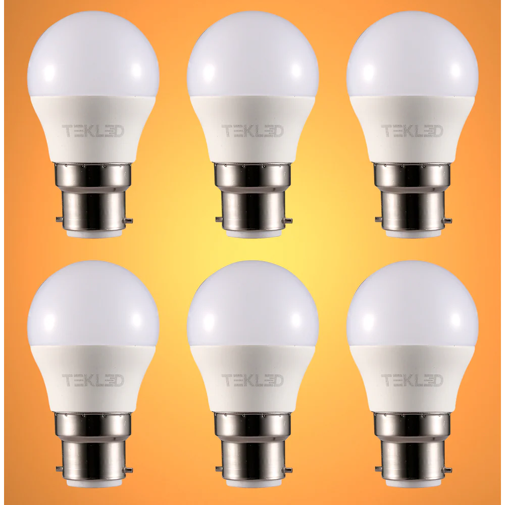 Ursa LED Golf Ball G45 B22 Bayonet Cap 5W Pack of 6