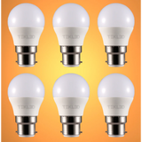 Ursa LED Golf Ball G45 B22 Bayonet Cap 5W Pack of 6