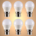 Ursa LED Golf Ball G45 B22 Bayonet Cap 5W Pack of 6