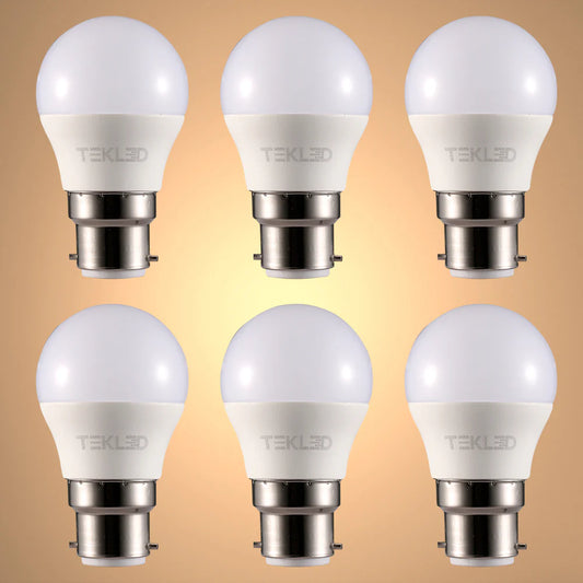 Ursa LED Golf Ball G45 B22 Bayonet Cap 5W Pack of 6
