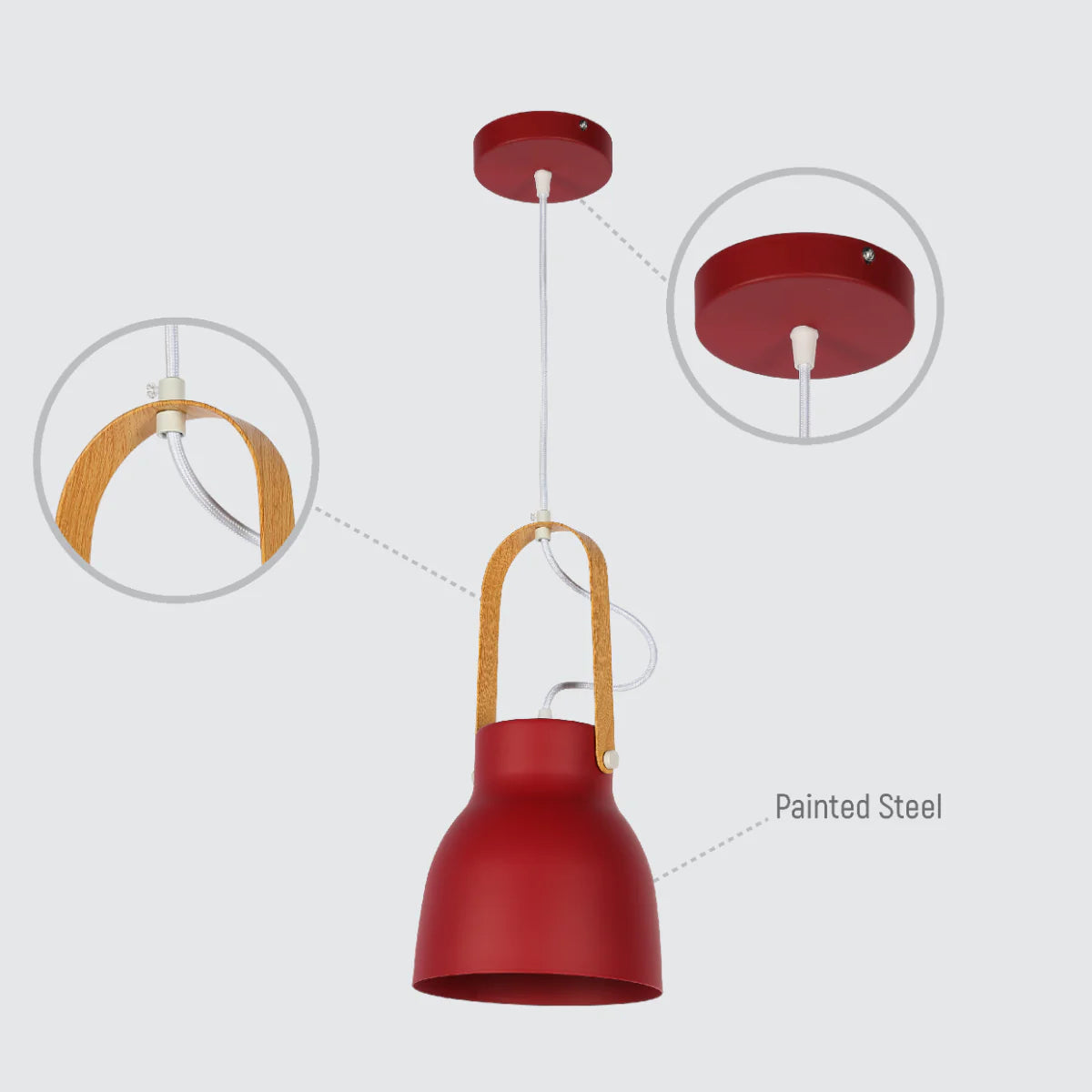 Lighting properties of Versatile Narvik Nordic Cone Pendant Light 150-18416