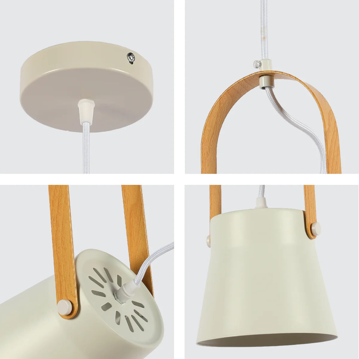 Close shots of Versatile Narvik Nordic Cone Pendant Light 150-18426