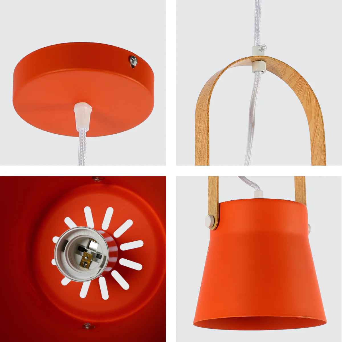 Close shots of Versatile Narvik Nordic Cone Pendant Light 150-18430