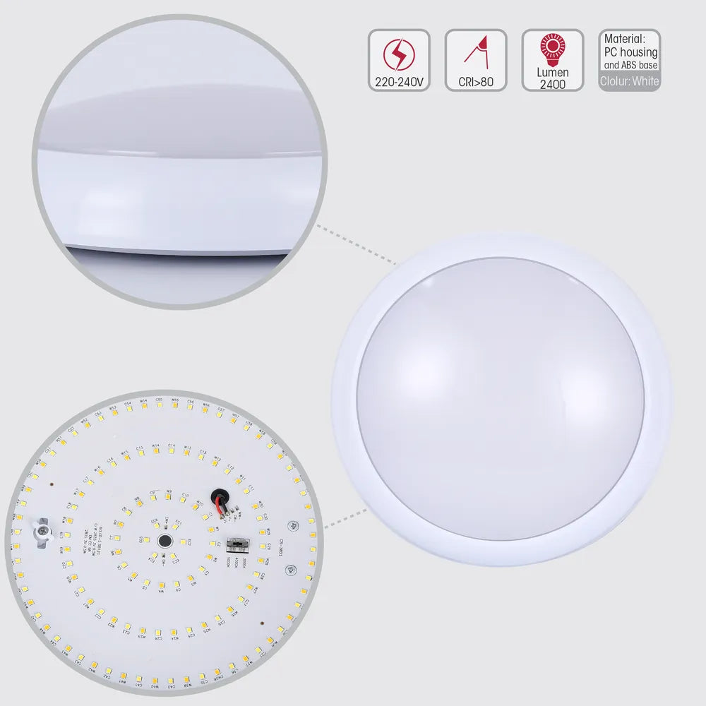 User manual for White LED Ceiling Light 24W 3CCT BH00001 100-277V (TEKLED)-118-03600