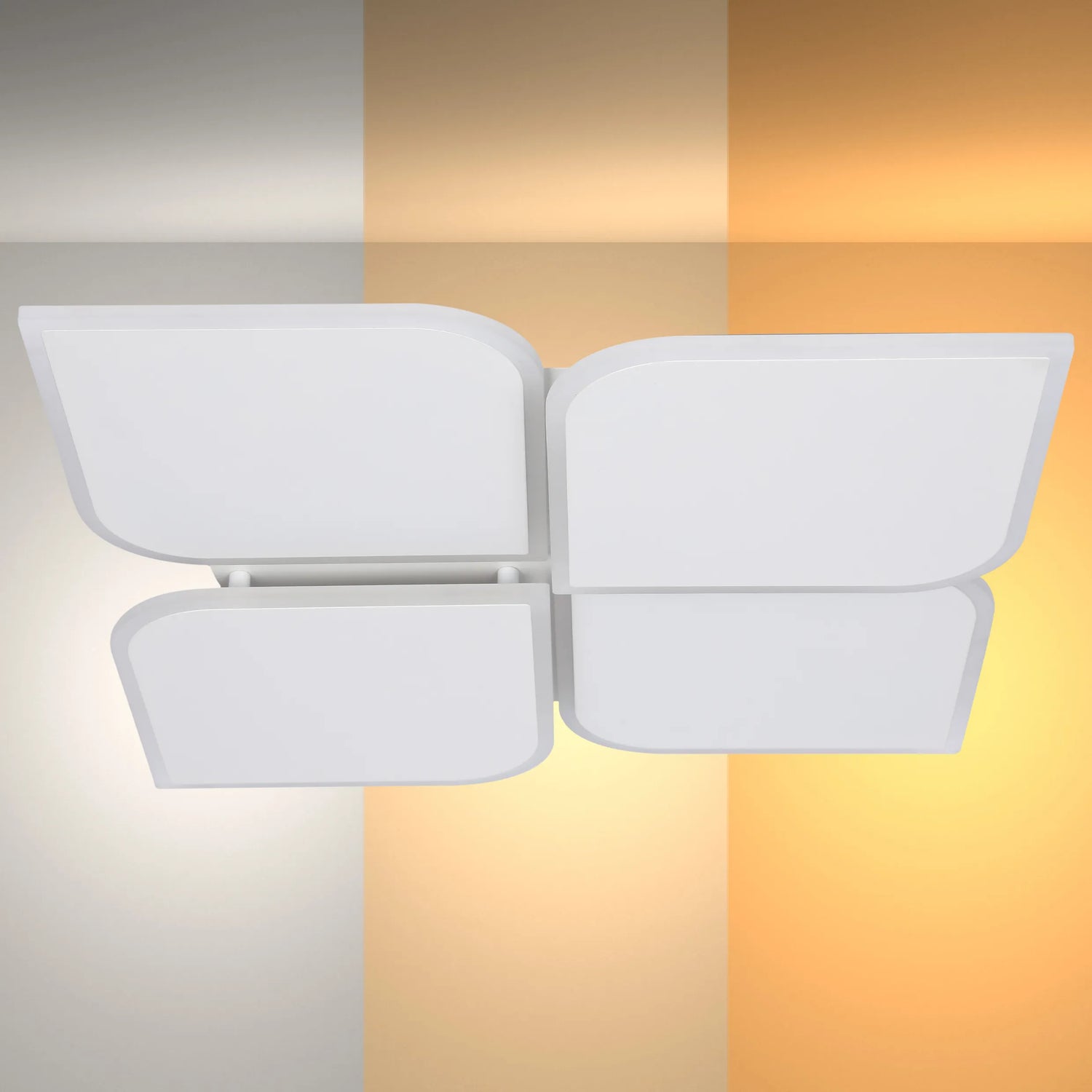 White LED Flush Mount Ceiling Light (Flower, Moon & Stars Designs)